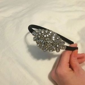 Beaded Rhinestone Headband